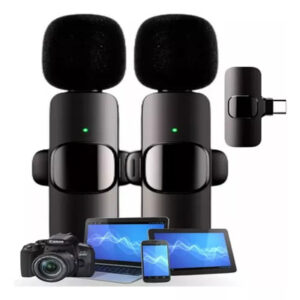Microfone sem fio lapela, Iphone e Android